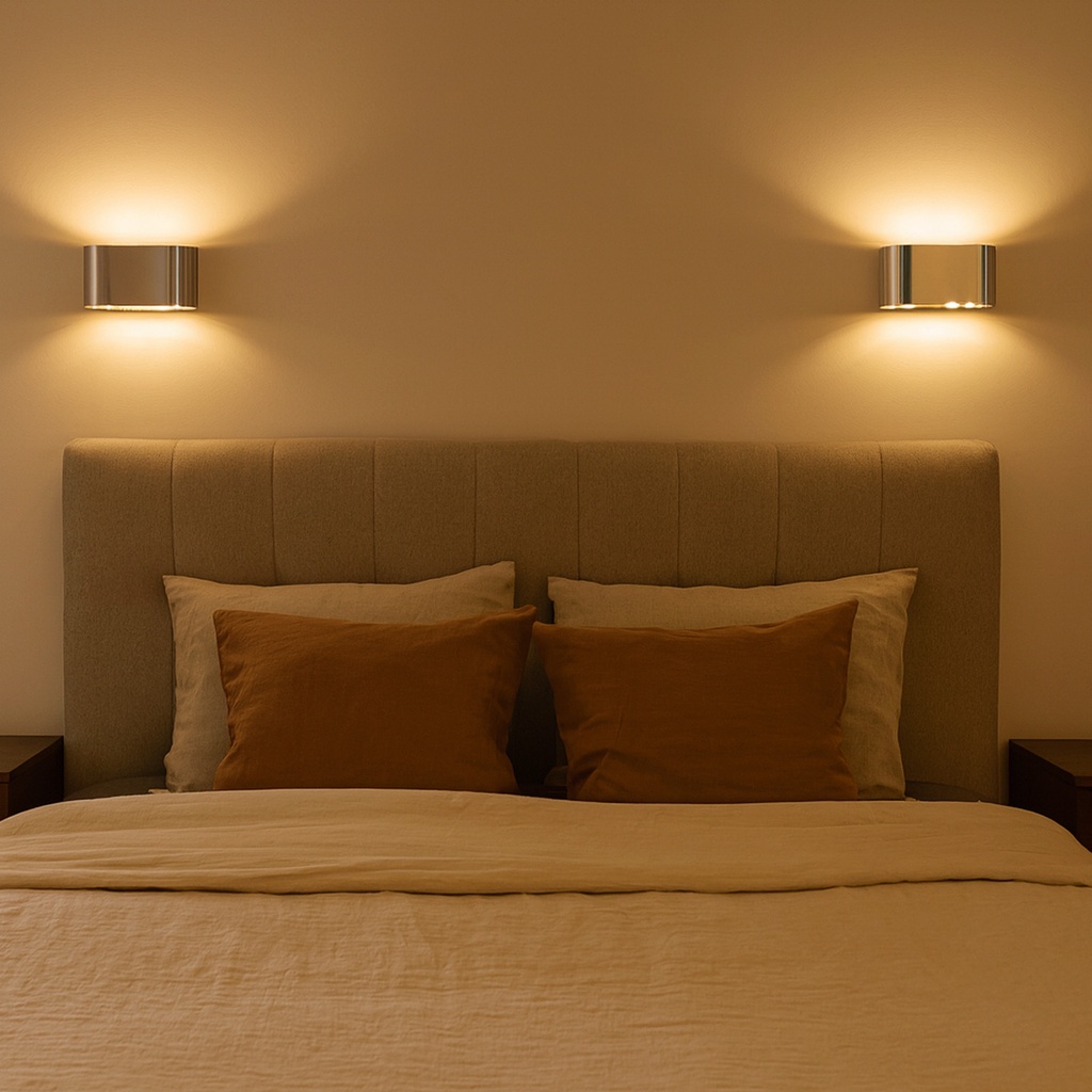 Apliques de Pared Interior con Illuminación Arriba y Abajo"BAYONA PRO"-G9 Bombilla no incluida