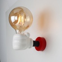 Lámpara de Pared Infantil E27 – Diseño Divertido de Mano Cartoon “TOONHAND”