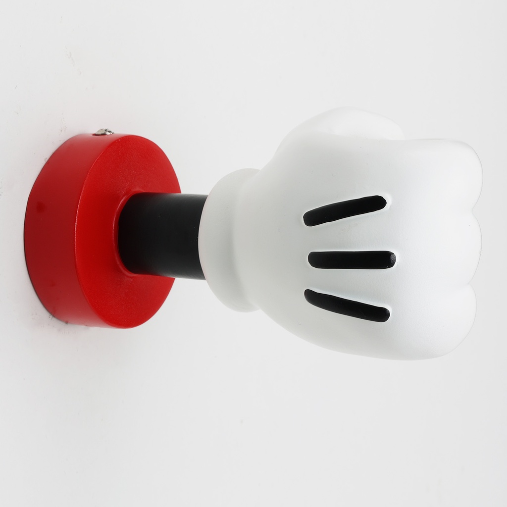 Lámpara de Pared Infantil E27 – Diseño Divertido de Mano Cartoon “TOONHAND”