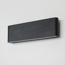 Aplique de Pared Exterior/Interior LED 20W Aluminio Rectangular Iluminación Arriba y Abajo 300mm IP54"SAFATA" Negro