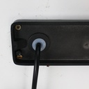 Aplique de Pared Exterior/Interior LED 20W Aluminio Rectangular Iluminación Arriba y Abajo 300mm IP54"SAFATA" Negro