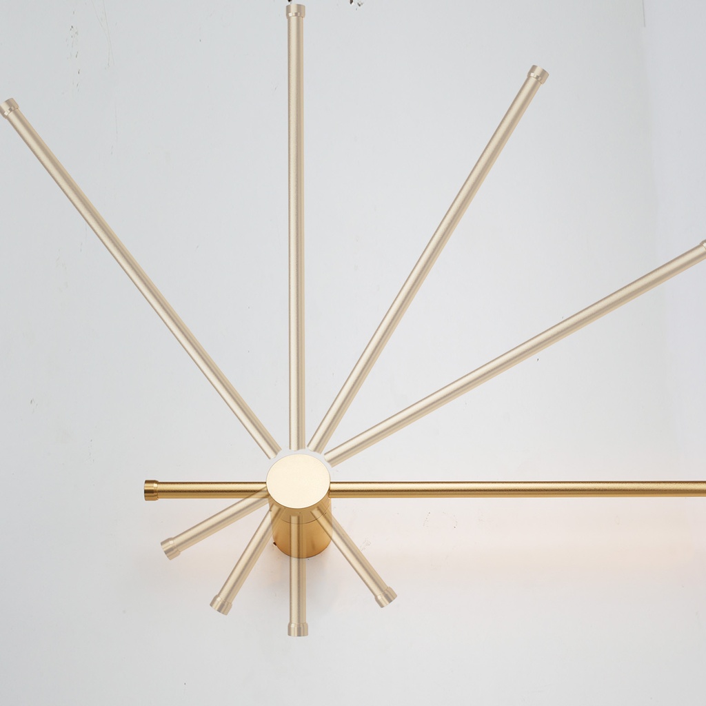 Aplique de Pared Minimalista Lineal " FILO" 10W - Blanco Cálido 2700K Largo 62cm Driver Eaglerise Dorado