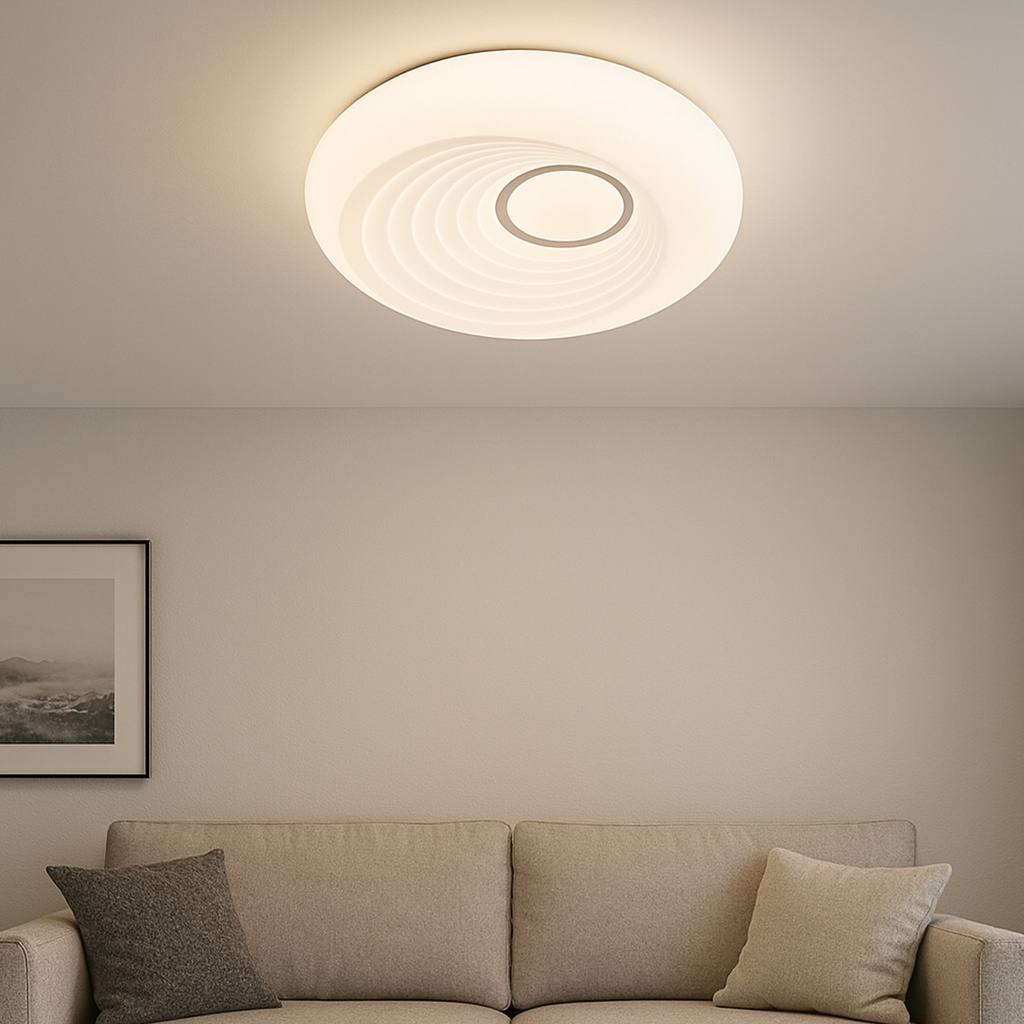 LED ceiling light D480*90MM AC230V 40W, CE ROHS CCT 3000-4000-6000K "Flor"
