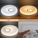 LED ceiling light D480*90MM AC230V 40W, CE ROHS CCT 3000-4000-6000K "Flor"