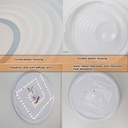 LED ceiling light D480*90MM AC230V 40W, CE ROHS CCT 3000-4000-6000K "Flor"