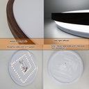 LED ceiling light D480*90MM AC230V 40W, CE ROHS CCT 3000-4000-6000K "Flor"