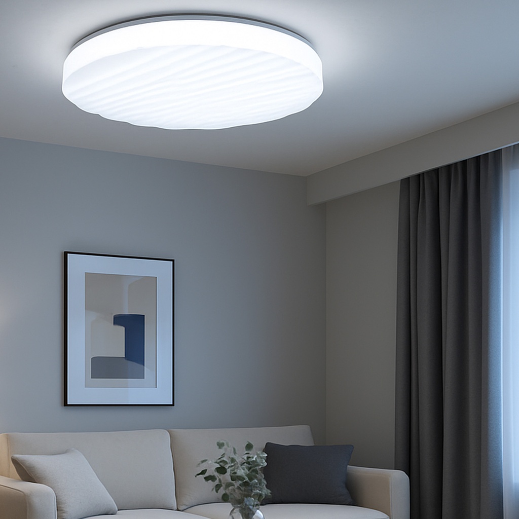 LED ceiling light D480*90MM AC230V 40W, CE ROHS CCT 3000-4000-6000K "WAVE"
