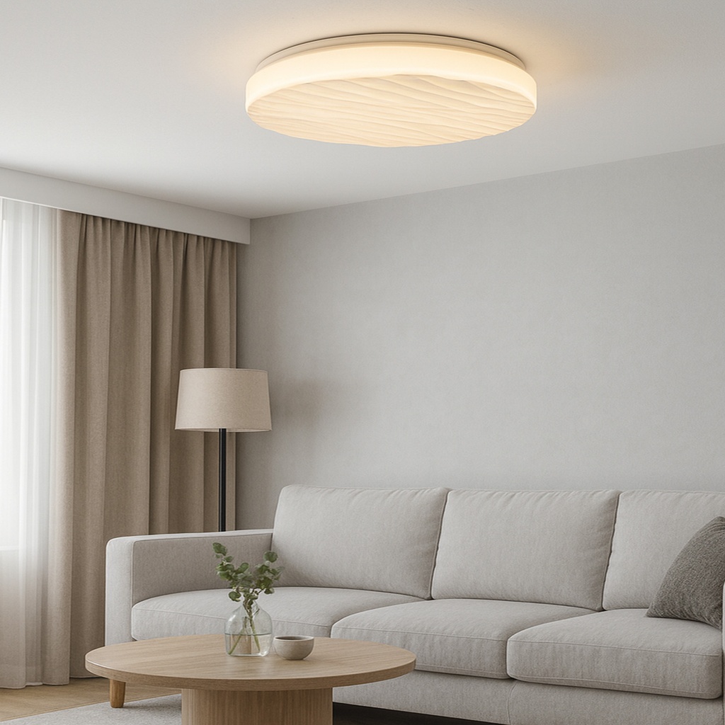 LED ceiling light D480*90MM AC230V 40W, CE ROHS CCT 3000-4000-6000K "WAVE"