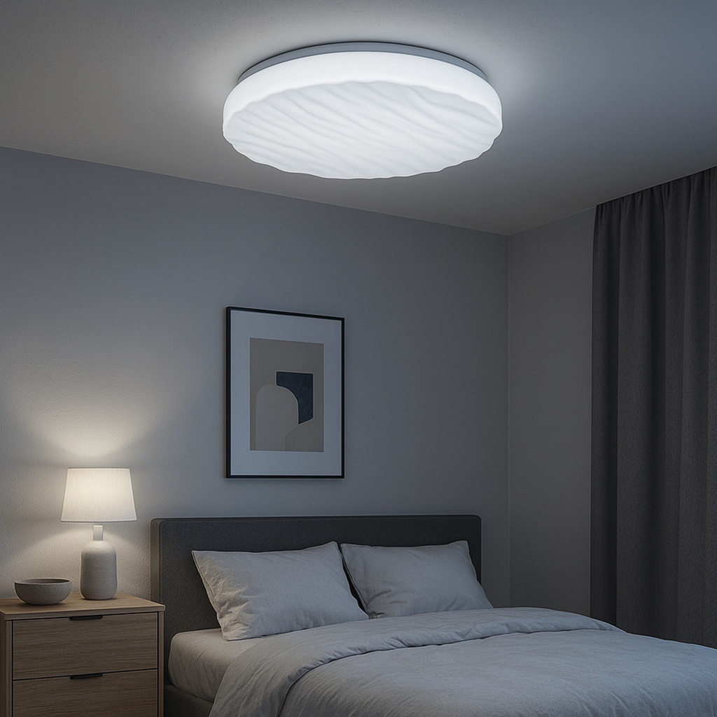 LED ceiling light D480*90MM AC230V 40W, CE ROHS CCT 3000-4000-6000K "WAVE"