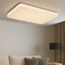 Plafón LED Rectangular 90W 945×645×75 mm – CCT 3000/4000/6000K, Color Seleccionable, Acrílico, Regulable con Mando a Distancia “WAVE”