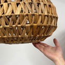 Lámpara Colgante de Ratán Natural Ø38 cm – Estilo Boho/Nórdico, Casquillo E27 "NÁVIA"