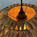 Lámpara Colgante de Ratán Natural Ø38 cm – Estilo Boho/Nórdico, Casquillo E27 "NÁVIA"