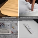 LED ceiling light 480*480MM AC230V 50W, CE ROHS CCT 3000-4000-6000K With remote control