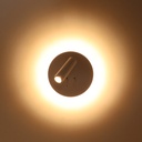 Aplique de Pared Aluminio con Foco Lectura 3W y Luz Ambiental Detras 6W con Interruptores "ROMA" 3000K