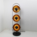 Lámpara de pie vintage con Oro Orientable 3 Luces Orientable"MARS"