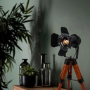 Lámpara de Mesa Vintage con Trípode Madera Inspirado Cinema "MINI GALA" 62cm