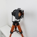 Lámpara de Mesa Vintage con Trípode Madera Inspirado Cinema "MINI GALA" 62cm