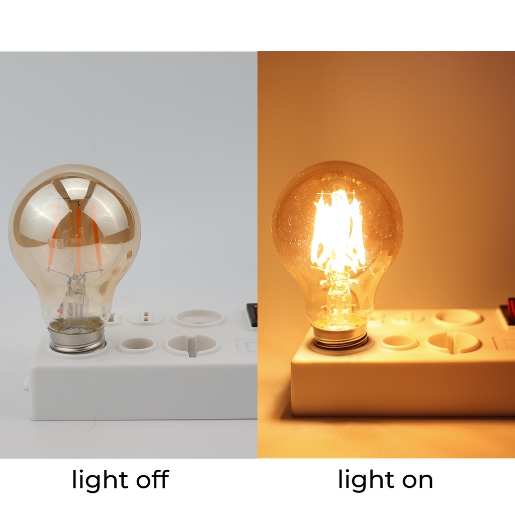 Bombilla LED A60 E27 vintage gold filamento- 4W - 2300K