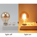 Bombilla LED A60 E27 vintage gold filamento- 4W - 2300K