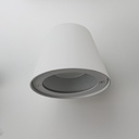 Lámparas de pared LED Aluminio Blanco Exterior, IP44, Decorativas y Resistentes al Agua para Patios y Jardines. Incluyen Bombilla GU10 5W "PAU"