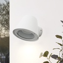 Lámparas de pared LED Aluminio Blanco Exterior, IP44, Decorativas y Resistentes al Agua para Patios y Jardines. Incluyen Bombilla GU10 5W "PAU"