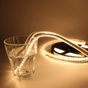 TIRA LED 24V DC-10W/metro-Ancho 8mm monocolor-120 chips/metro-SMD2835-IP65-110lm/W-Corte cada 5cm-5metros