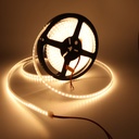 TIRA LED 24V DC-10W/metro-Ancho 8mm monocolor-120 chips/metro-SMD2835-IP65-110lm/W-Corte cada 5cm-5metros