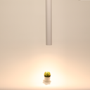 Lámpara Colgante de Techo Moderno Aluminio Minimalista en Forma de Tubo 40cm con Portalámpara GU10, Altura Ajustable"RIOM" 