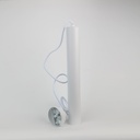 Lámpara Colgante de Techo Moderno Aluminio Minimalista en Forma de Tubo 40cm con Portalámpara GU10, Altura Ajustable"RIOM" 