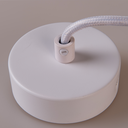 Lámpara Colgante de Techo Moderno Aluminio Minimalista en Forma de Tubo 40cm con Portalámpara GU10, Altura Ajustable"RIOM" 