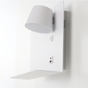 Aplique de Pared Orientable 6W con Carga USB y Type C, 2700K-6000K, Chips Osram, Driver KGP "SION"