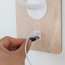 Aplique de Pared con Foco de Lectura Flexible 3W y Puerto USB y Type C e Interruptor con Chips CREE "MULÁN"