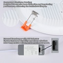 Downlight LED Circular Empotrable - Corte: Ø 190mm - 25W- Alta Efeciencia 115lm/w-IP20 CCT color seleccionable de 3000K-4000K-6000K