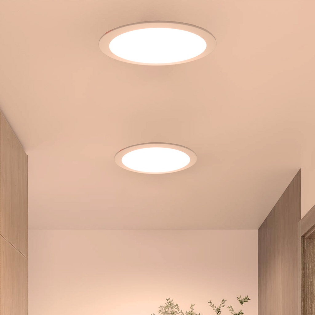 Downlight LED Circular Empotrable - Corte: Ø 190mm - 25W- Alta Efeciencia 115lm/w-IP20 CCT color seleccionable de 3000K-4000K-6000K