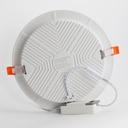 Downlight LED Circular Empotrable - Corte: Ø 190mm - 25W- Alta Efeciencia 115lm/w-IP20 CCT color seleccionable de 3000K-4000K-6000K