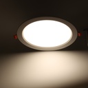 Downlight LED Circular Empotrable - Corte: Ø 190mm - 25W- Alta Efeciencia 115lm/w-IP20 CCT color seleccionable de 3000K-4000K-6000K