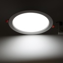 Downlight LED Circular Empotrable - Corte: Ø 190mm - 25W- Alta Efeciencia 115lm/w-IP20 CCT color seleccionable de 3000K-4000K-6000K