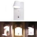 Aplique LED Orientable "BERNA" 6W con Interruptor y Carga USB y Type C, 3000K-4000K-6000K, Chips Osram, Driver KGP