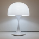 Lámpara de Mesa Moderna con 3 Luces, Pantalla de Vidrio Blanco y Base Metálica, Ideal para Dormitorio, Sala y Oficina "MEDUSA" G9*3