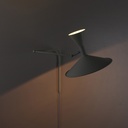 Aplique de pared Dormitorio interior Sala de estar Decoración del hogar Lámpara de pared con brazo oscilante Enchufe con interruptor Apliques Mesita de noche Iluminación montada industrial "GAMA"