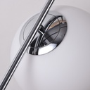 Lámpara Colgante Bola Cristal "MOON"- E27  ø 18cm Diseño Minimalista, Cristal Opalino, Para Interiores Clásicos, Retro O Contemporáneos