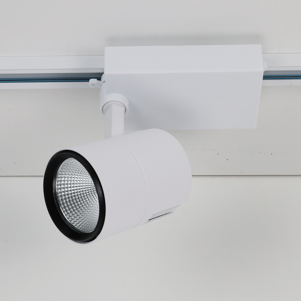 Foco Carril LED Aluminio Monofásico CCT 3000K-4000K-6000K 40W - Driver PHILIPS - 3600lm