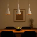 Lámpara Colgante de cúpla Retro Industrial de Techo con Pantalla de Aluminio, Altura Ajustable E27 "CONICA"