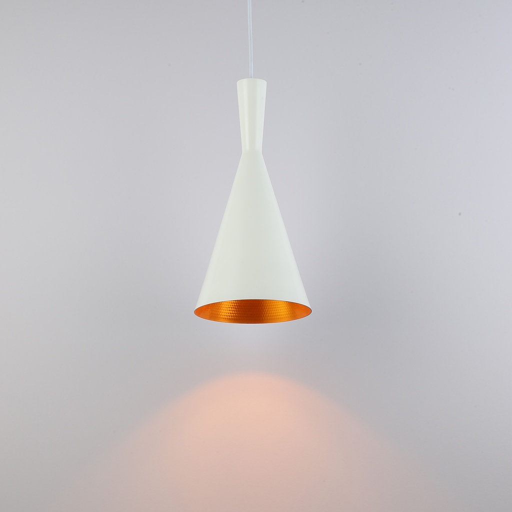 Lámpara Colgante de cúpla Retro Industrial de Techo con Pantalla de Aluminio, Altura Ajustable E27 "CONICA"