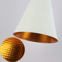 Lámpara Colgante de cúpla Retro Industrial de Techo con Pantalla de Aluminio, Altura Ajustable E27 "CONICA"