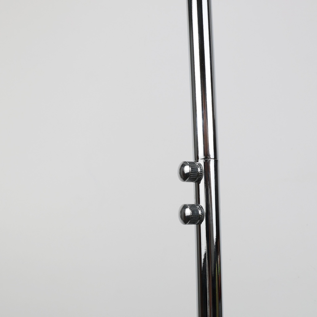 Lámpara de Pie Esférica "OLAYA" E27, Vidrio Blanco y Metal Dorado, Estilo Nórdico Moderno, ⌀22cm, para Sala y Dormitorio