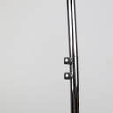 Lámpara de Pie Esférica "OLAYA" E27, Vidrio Blanco y Metal Dorado, Estilo Nórdico Moderno, ⌀22cm, para Sala y Dormitorio