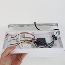 Aplique de pared para lectura con puerto USB - Iluminación ambiental 7W con foco lectura 3W 2700K "VIENA"(Izquierdo)