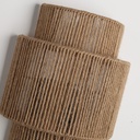 Aplique de Pared Moderno de Cuerda de Yute: Luces Tejidas a Mano para Dormitorio y Sala de Estar, Estilo Rústico Bohemio "DALIA"-E27