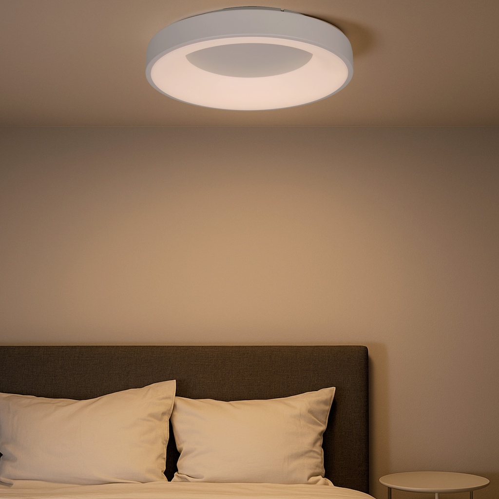 Plafón LED 36W Circular Metal Ø40 cm 3000K-4000K-6000K Seleccionable Philips Driver 4500lm CRI 85 No Parpadeo